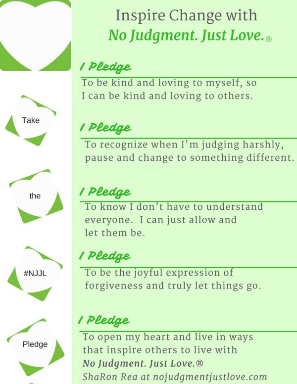 FREE download PLEDGE for No Judgment. Just Love.® (click image to download)