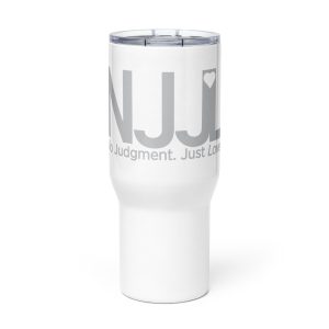 NJJL Travel Mug with a Handle