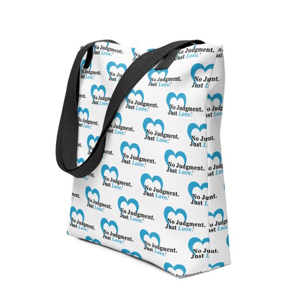 Blue No Judgment. Just Love.® Heart Tote - Image 3