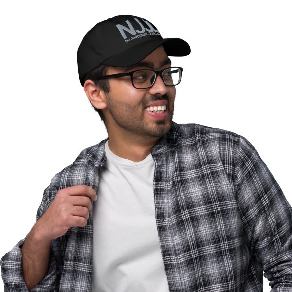 No Judgment. Just Love.® Mens and Womens Baseball Cap - Image 2