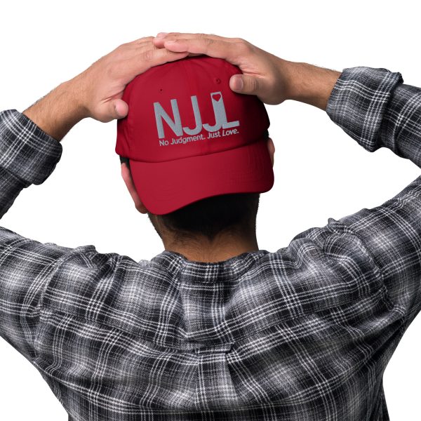No Judgment. Just Love.® Mens and Womens Baseball Cap - Image 5