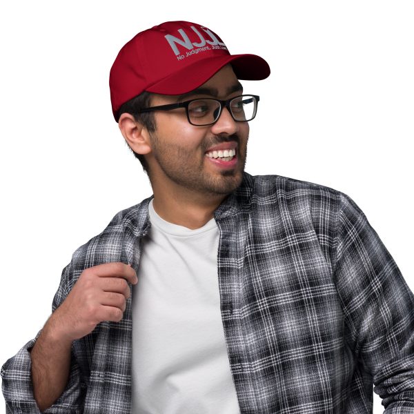 No Judgment. Just Love.® Mens and Womens Baseball Cap - Image 6
