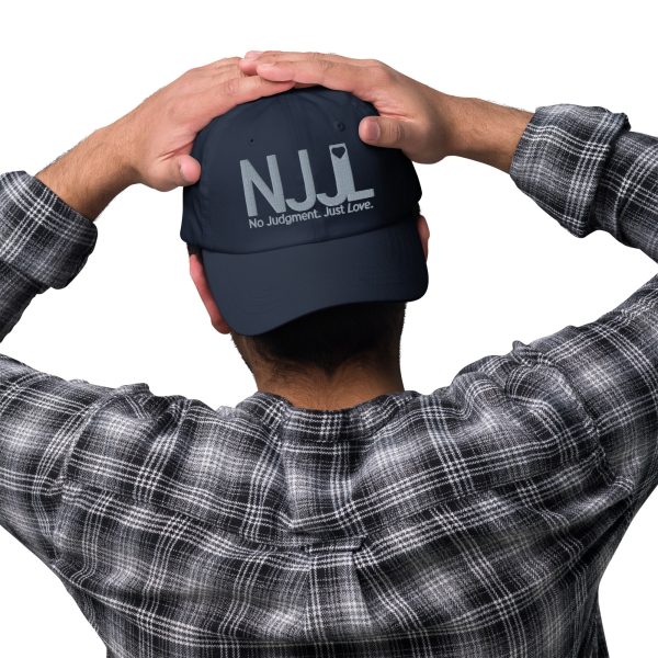 No Judgment. Just Love.® Mens and Womens Baseball Cap - Image 3
