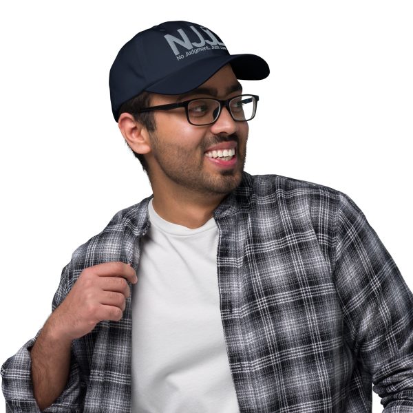 No Judgment. Just Love.® Mens and Womens Baseball Cap - Image 4