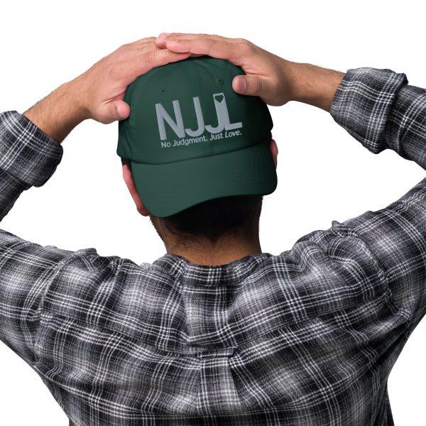 No Judgment. Just Love.® Mens and Womens Baseball Cap - Image 7