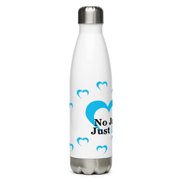 Blue No Judgment. Just Love.® Stainless Steel Water Bottle - Image 2