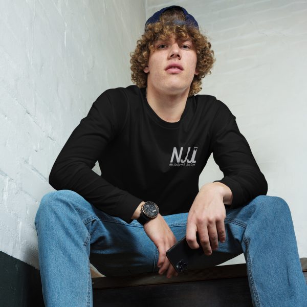 Mens No Judgment. Just Love.®  Long Sleeve Tee - Image 2