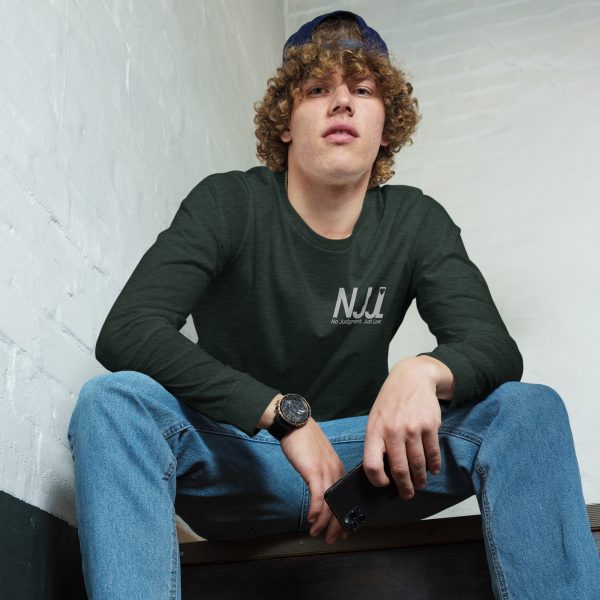 Mens No Judgment. Just Love.®  Long Sleeve Tee - Image 10