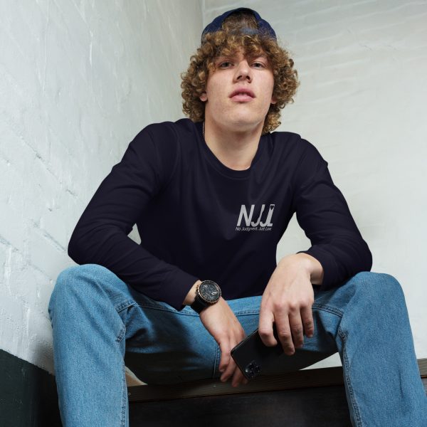 Mens No Judgment. Just Love.®  Long Sleeve Tee - Image 4