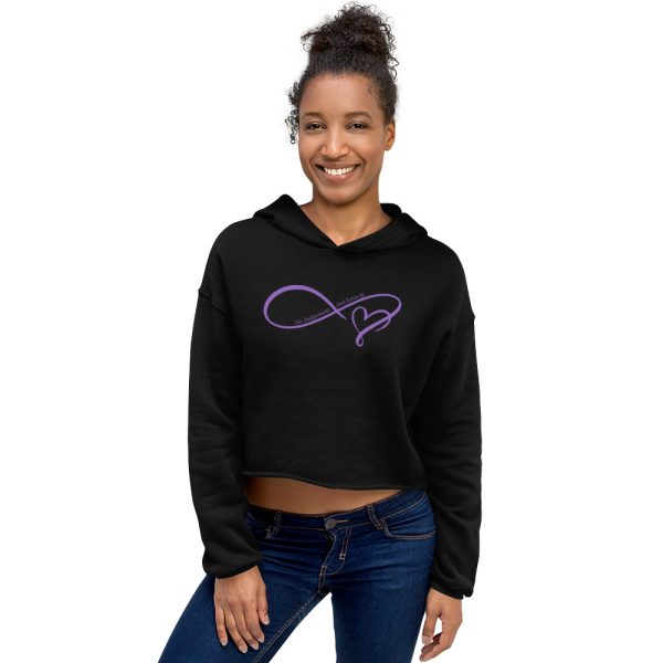 No Judgment. Just Love.® Crop Hoodie - Image 2