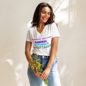 Women’s No Judgment. Just Love.® Relaxed V-Neck T-Shirt