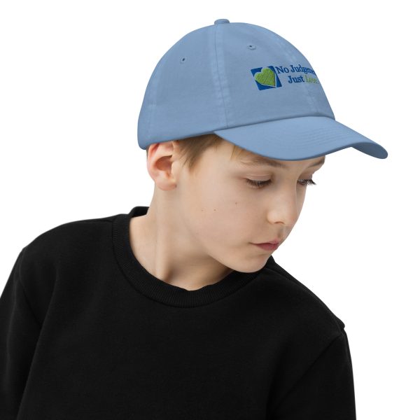 No Judgment. Just Love.® Unisex Youth Baseball Cap - Image 5