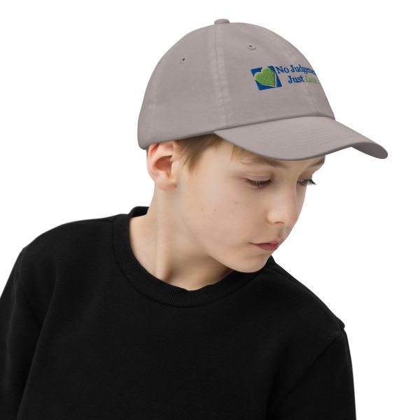 No Judgment. Just Love.® Unisex Youth Baseball Cap - Image 9