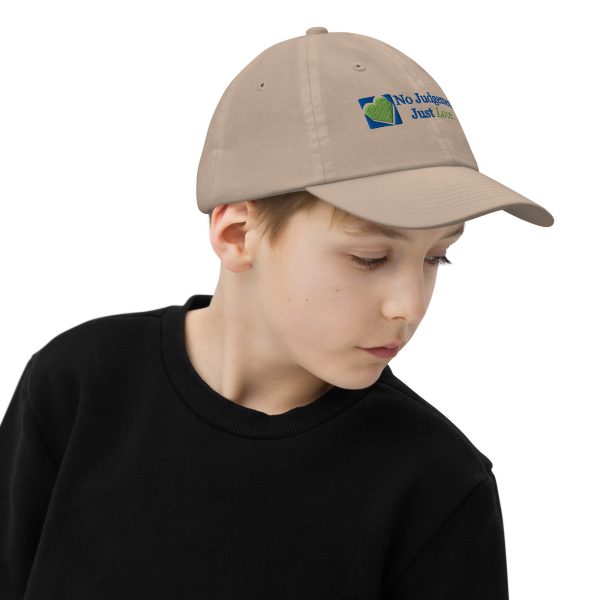 No Judgment. Just Love.® Unisex Youth Baseball Cap - Image 13