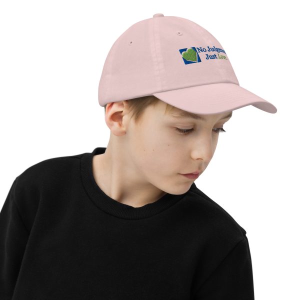 No Judgment. Just Love.® Unisex Youth Baseball Cap - Image 17