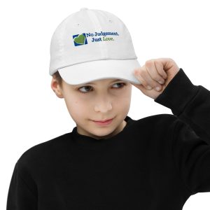No Judgment. Just Love.® Unisex Youth Baseball Cap