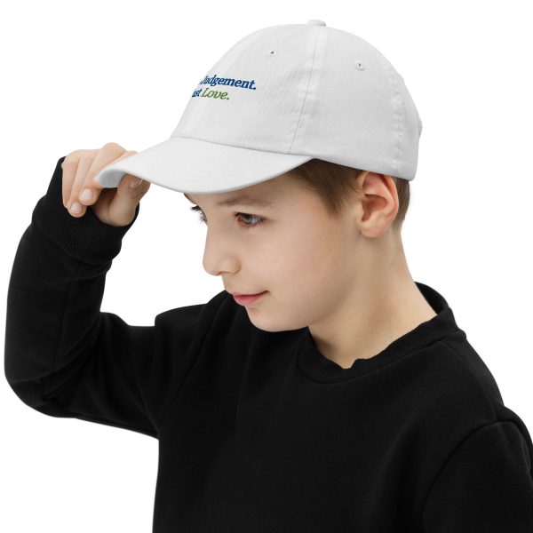 No Judgment. Just Love.® Unisex Youth Baseball Cap - Image 19