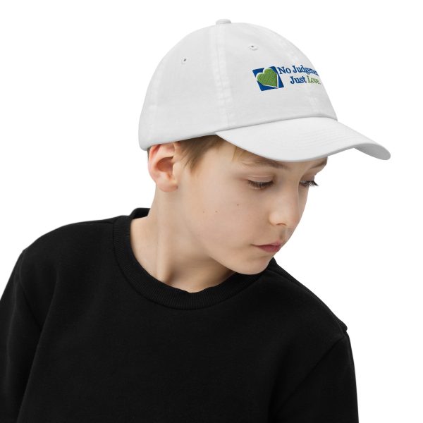 No Judgment. Just Love.® Unisex Youth Baseball Cap - Image 20