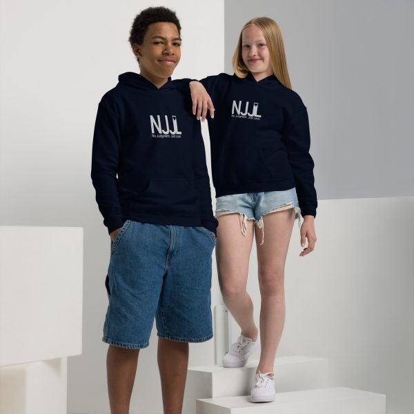 No Judgment. Just Love.® Youth Heavy Blend Hoodie - Image 2