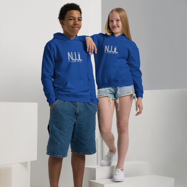 No Judgment. Just Love.® Youth Heavy Blend Hoodie - Image 3